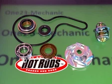2002-2007 Polaris SPORTSMAN 700 WATER PUMP REBUILD KIT+ Alum.IMPELLER+Thermostat