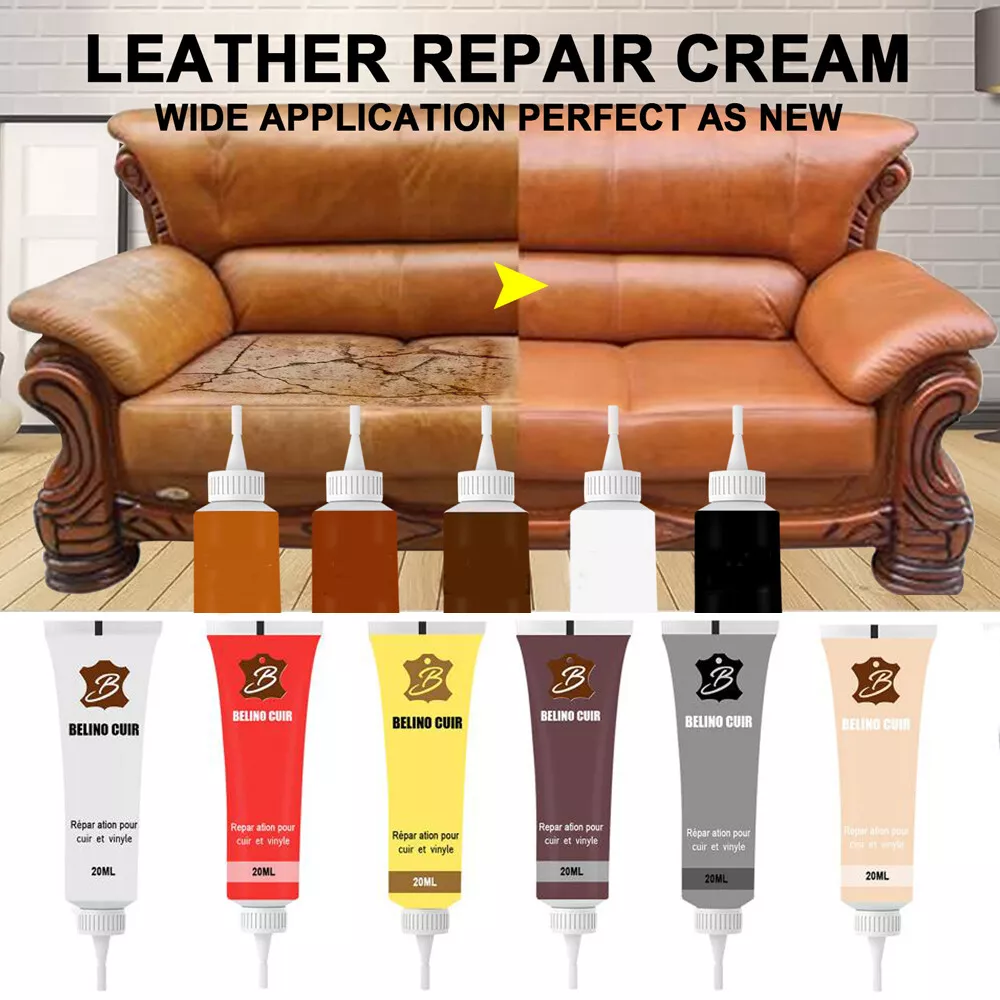 Leather sofa color sale repair
