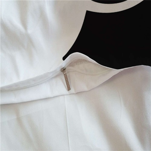 Juego de funda nórdica edredón Doona segmentación 3D individual doble queen king estampado - Imagen 8 de 9