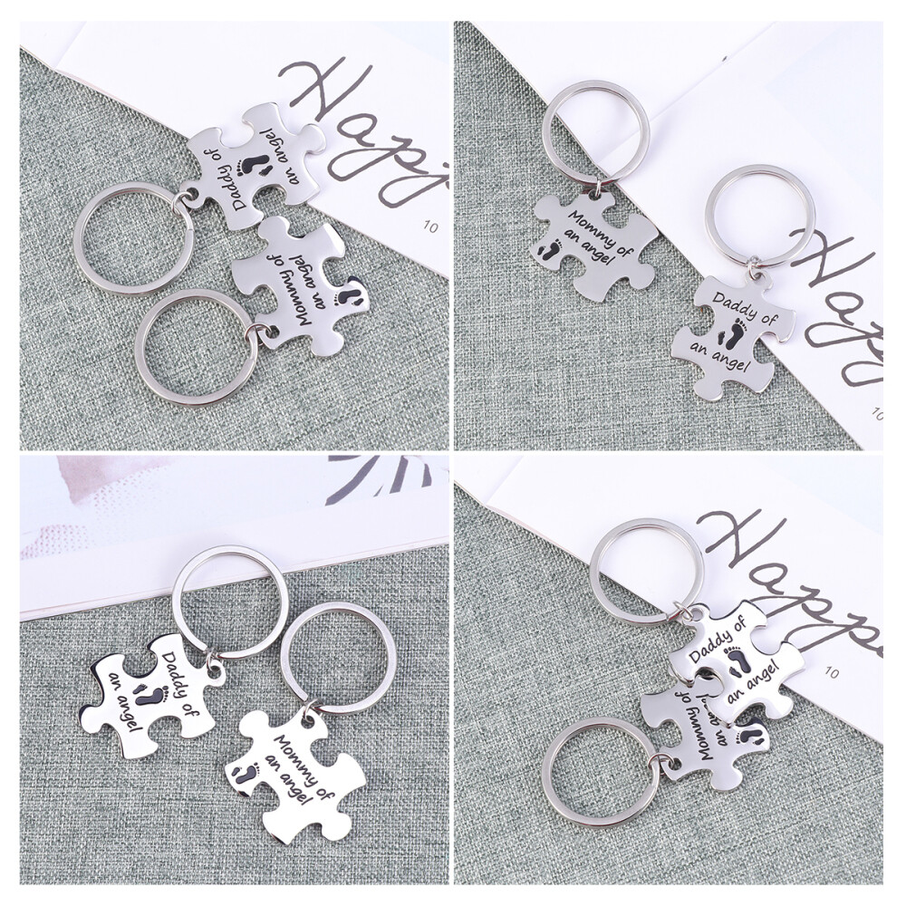 Mommy and Daddy of Angel Keychain Baby Memorial Gift Mother