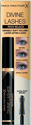 MAX FACTOR Masterpiece Divine Lashes Volume Mascara 8ml RICH BLACK - NEU Originalverpackt