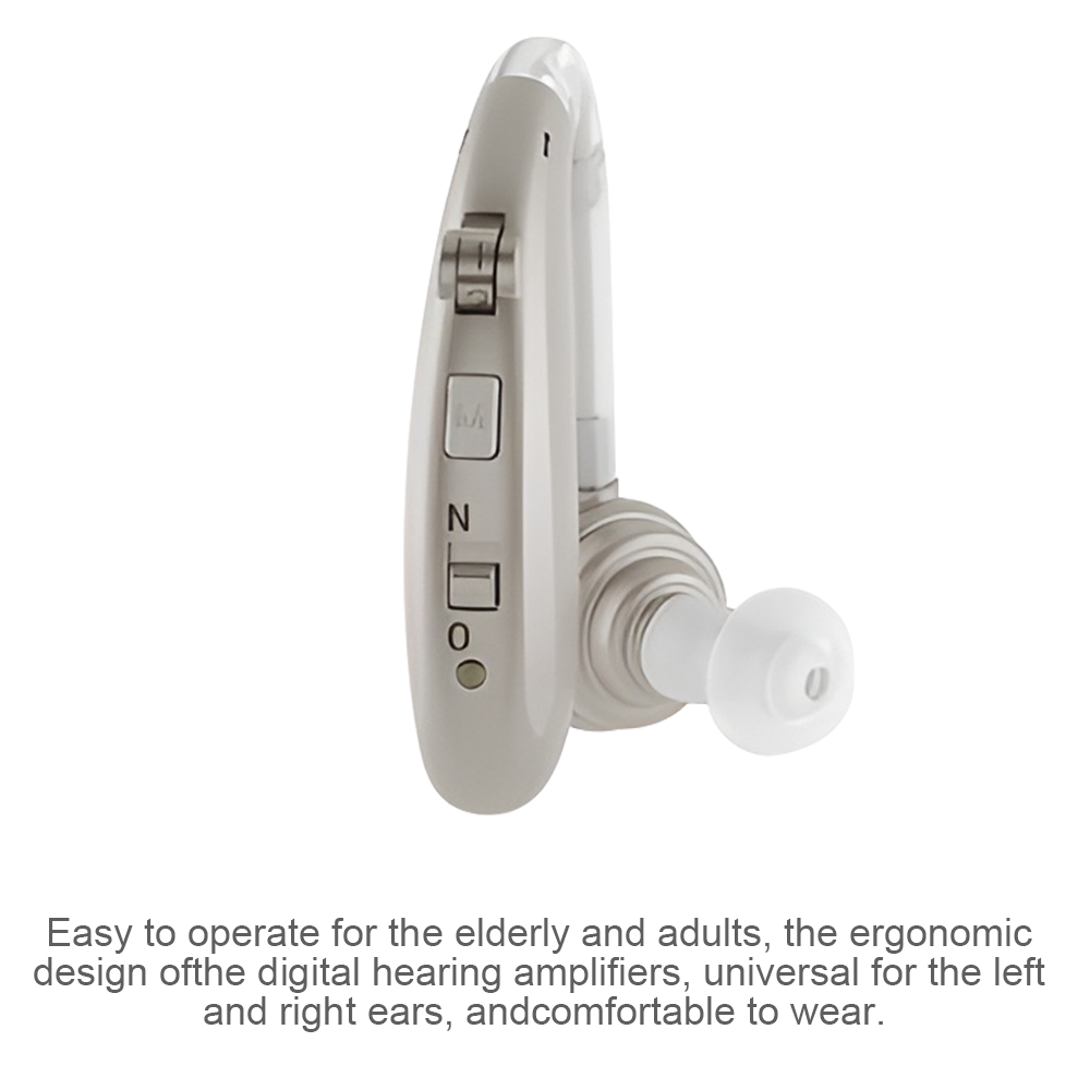 Digital Hearing Aid Rechargeable Voice Amplifier Sound Adjustable