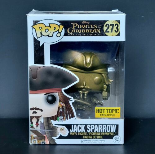 Jack Sparrow #273 ~ Funko Pop Johnny Depp Hot Topic Disney Piratas Caribe - Imagen 1 de 17