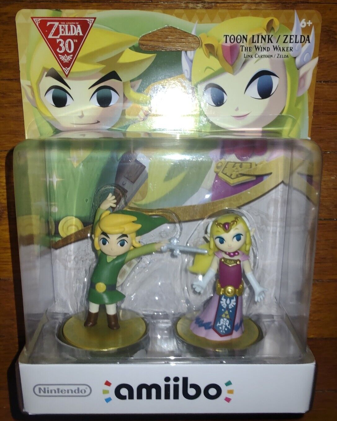 Hæl Alt det bedste sneen Legend of Zelda Wind Waker Amiibo 2-Pack Toon Link Zelda 30th Anniversary  Switch | eBay