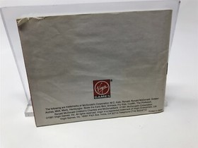 M.C Kids (Mcdonald's) - Nintendo Nes - Original Instruction Manual ONLY