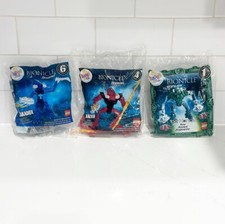 McDonald s Happy Meal Lego Bionicle Lot Kalmah Barraki Mahri Toa Kongu Takadox