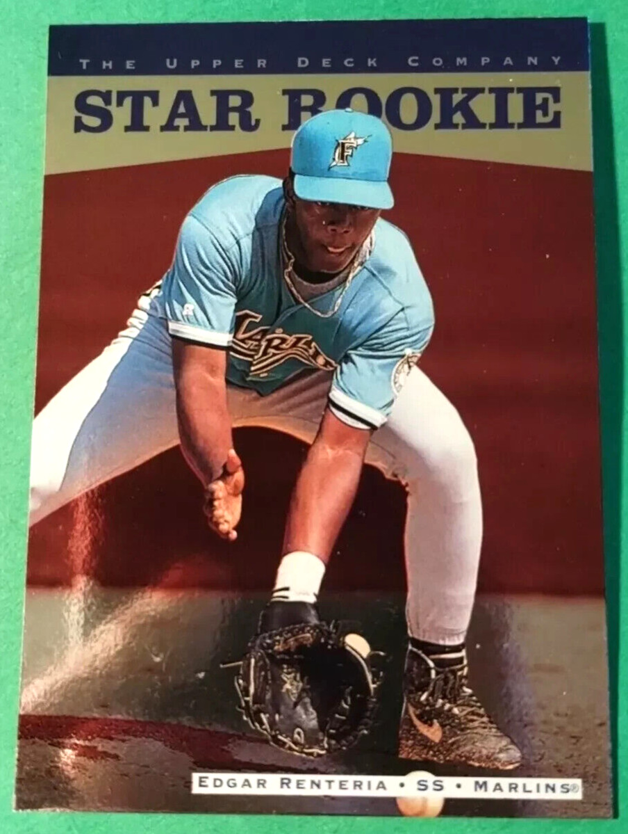 1996 Upper Deck #256 Edgar Renteria Florida Marlins RC FREE Shipping