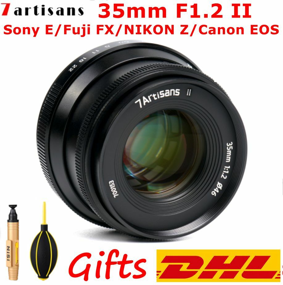 7Artisans 35mm II Large Aperture Lens For Sony E/Fuji FX