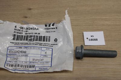 MOPAR 06104240AA Hex Flange Head Bolt NOS NEU genuine xs18088