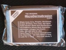 The Original MicroDermabrasion Cloth - Remember These?- Acne Blackheads Wrinkles