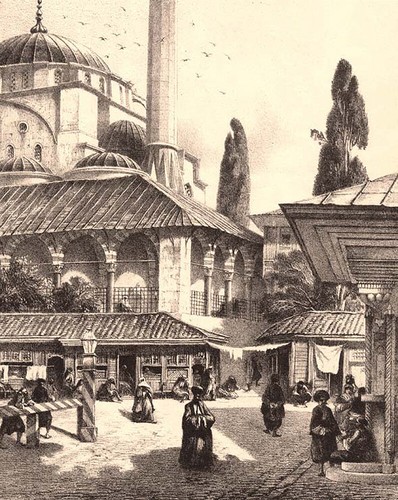 Istanbul YENI VALIDE MOSQUE USKUDAR, 1800s Constantinople Architecture Art Print