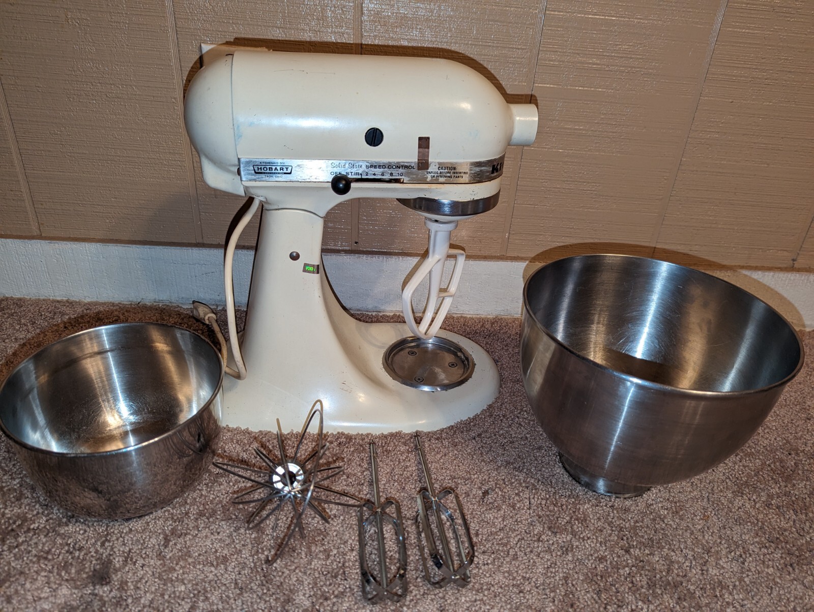 KitchenAid Classic Mixer K45SS Tilt Head Stand Mixer Bowl w/Accessories
