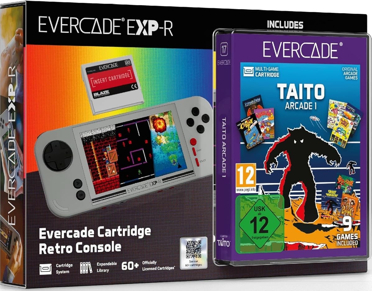 Evercade EXP-R and Taito Arcade 1 New Sealed Game