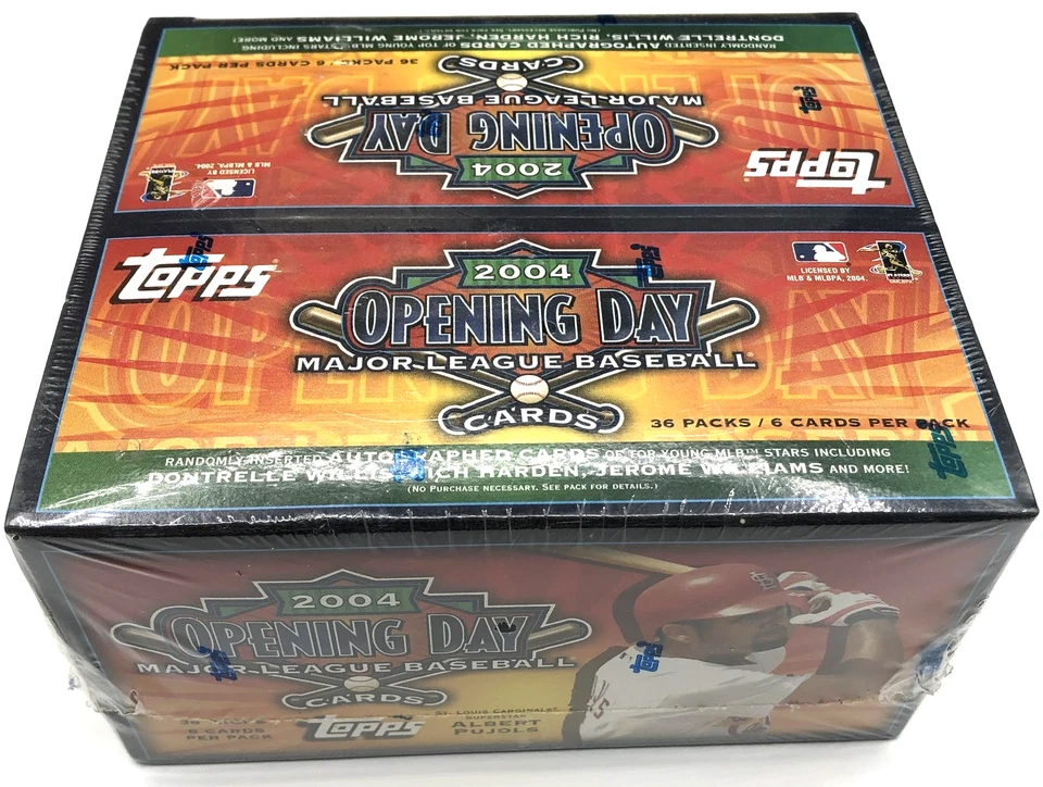 2004 Topps Opening Day Baseball Factory Sealed Wax Box 36 Packs 6 Cards Per Pack - Image 2 of 4