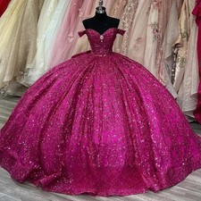 Ball Gown Quinceanera Dresses for Girls Lace Up Off the Shoulder Vestidos De 15