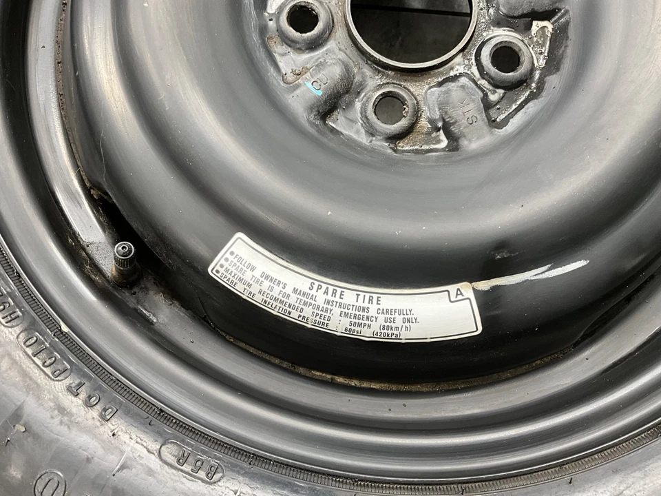 Acura RDX Donut 2007 mini compacto neumático temporal de repuesto y rueda 165/80/17 OEM Foto 2 de 4