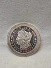 E. PLURIBUS UNUM - 1 TROY OZ- .999 FINE SILVER ROUND-NR AUCTION- FREE US SHIP