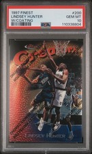 1997 FINEST W/COATING #200 LINDSEY HUNTER PSA 10