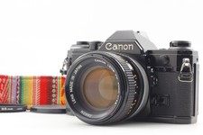  Near MINT Canon AE-1 35mm Film Camera Black FD 50mm F1.4 S.S.C Lens from JAPAN
