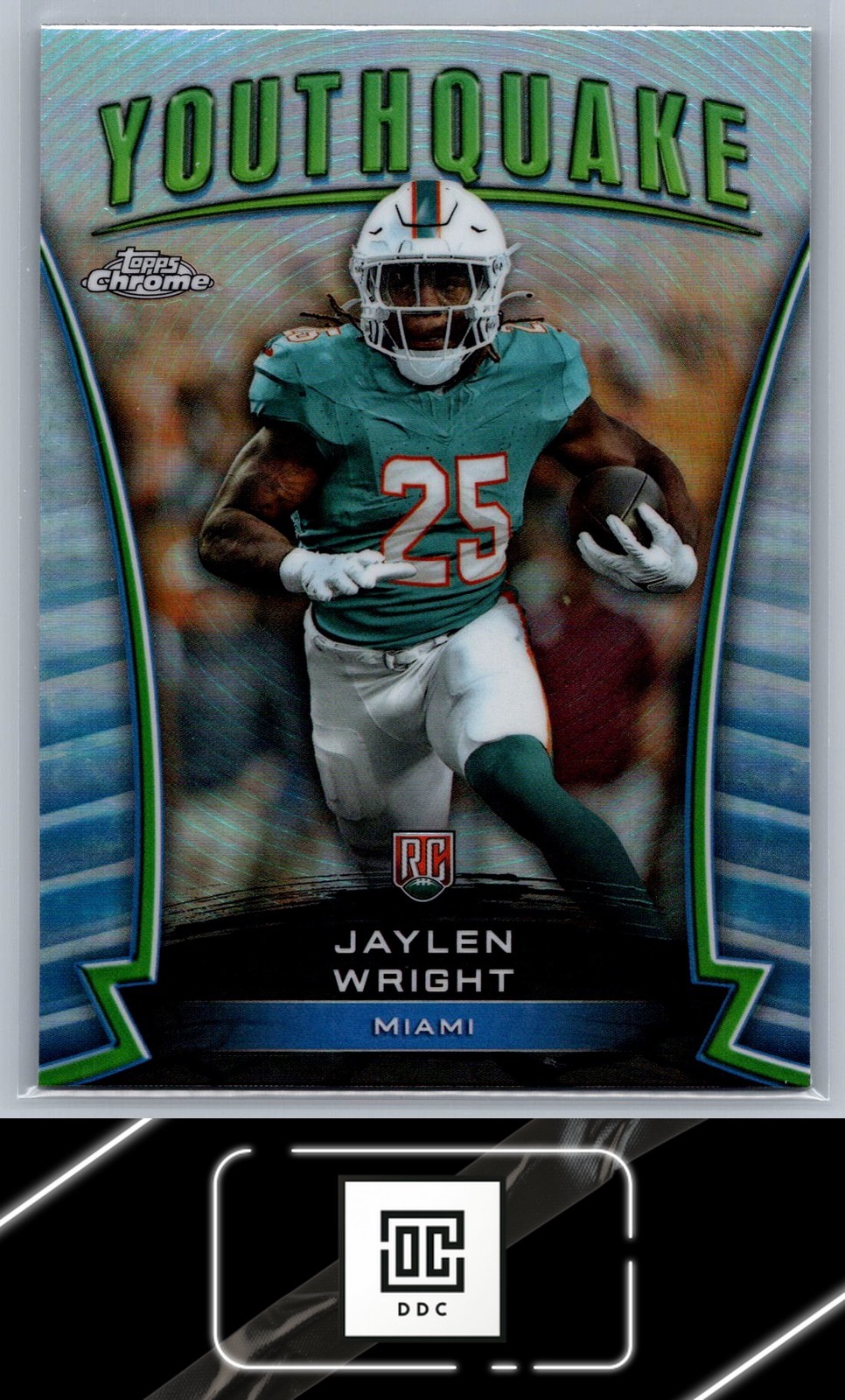 2024 Topps Chrome #Y-25 Jaylen Wright Youthquake Refractor