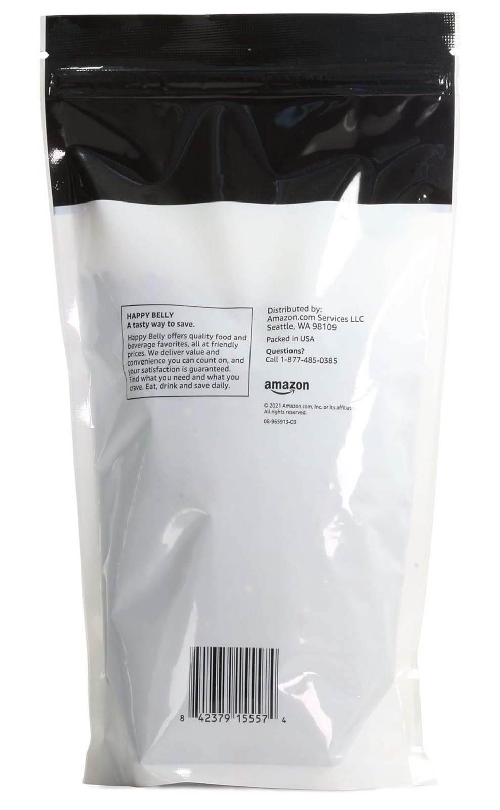 Amazon Brand - Happy Belly Tellicherry Black Pepper Whole Peppercorn, 16 Ounce