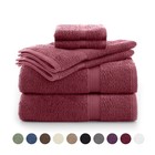Utica 6-Piece Towel Set - 600 Gsm 100% Cotton - Highly Absorbent - Soft - Ideal