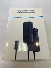 For Surface Expansion Dock Triple Display 12-in-1, Dual 4K HDMI+VGA For Surf Pro