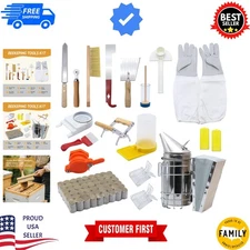 20Pcs Beekeeping Supplies,Bee Keeping Starter Kit,Bee Keeping Supplies,All Be...