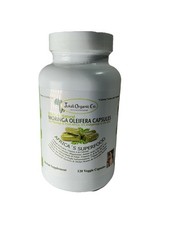 120 Capsules Moringa Oleifera Leaf Powder 1000mg - Organic Herbal Extract