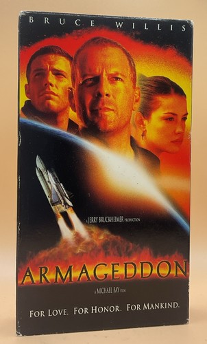 Armageddon VHS 1998 Bruce Willis Acceptable-G **Buy 2 Get 1 Free**