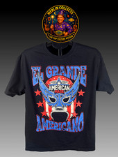 El Grande Americano Chad Gable 2025 Tradicion AAA WWE Mexico T-Shirt Size Large