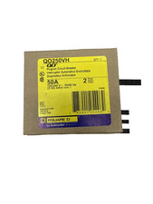 NEW Square D QO250VH Plug-On Circuit Breaker 50 Amp, 2-Pole
