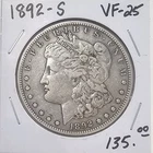 1892-S, U.S. MORGAN SILVER DOLLAR