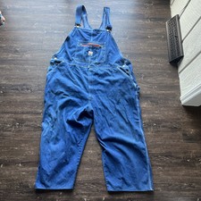 Pointer Brand Overall Bibs Denim Jeans Pants Men 54X24 Carpenter Farm CountryUSA