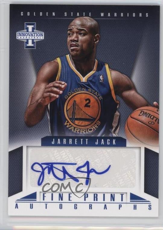 2012-13 Panini Innovation Fine Print Jarrett Jack #5 Auto r4i