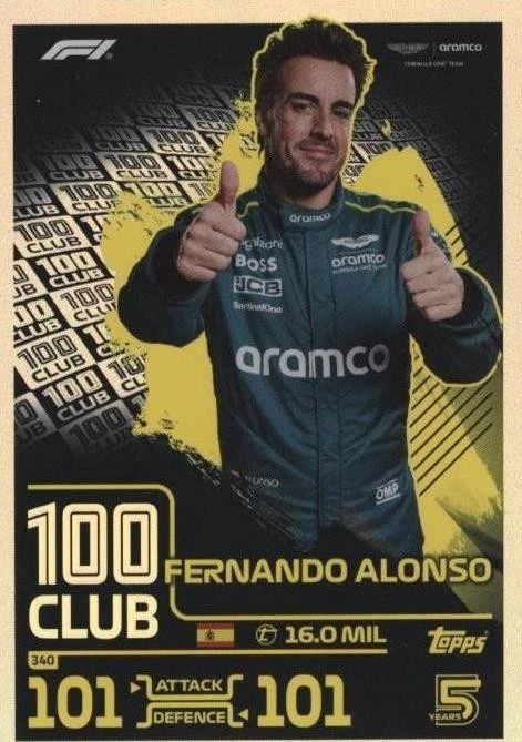 2024 Topps F1 Turbo Attax - Fernando Alonso #340