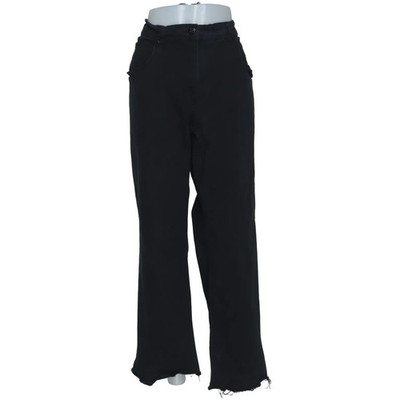 Giada, Jeans, Größe: 54, Schwarz, Einfarbig, Denim, Damen #cJ0