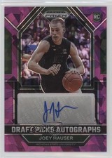 2023-24 Panini Prizm Draft Picks Purple Ice 71/99 Joey Hauser #DPA-JHS Auto 0qw3