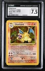 CGC 7.5 NEAR MINT+ Charizard 4/102 Base Set Holo Pokemon Card