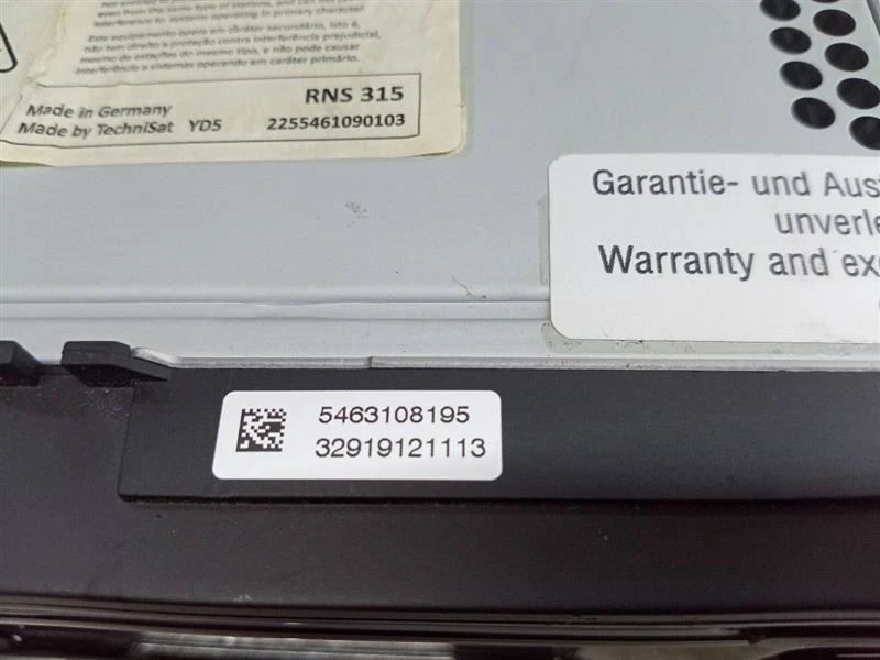 VOLKSWAGEN TIGUAN AM FM 2009-2017 CD DVD NAVEGACIÓN RADIO 2K0035274 Foto 4 de 4