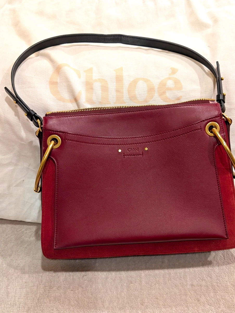 Chloé バーガンディクラッチバッグ Chloé Red Bags & Handbags for Women | eBay