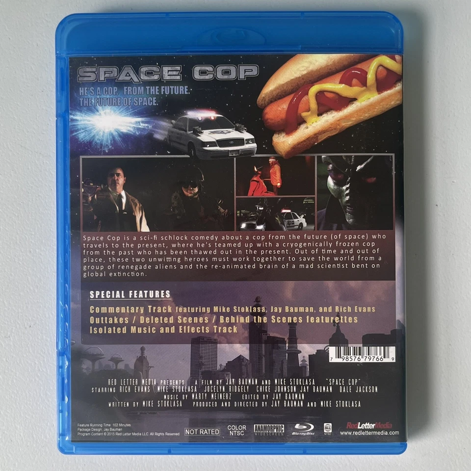 Space Cop Blu-ray 2015 Red Letter Media RLM Rich Evans Mike Stoklasa Jay Bauman - Image 4 of 4