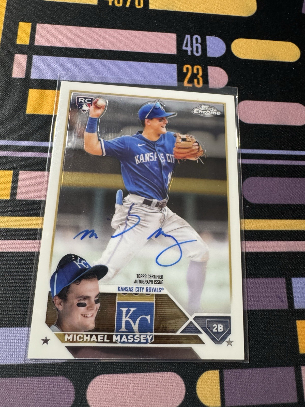 2023 Topps Chrome Rookie Auto Michael Massey #RA-MM