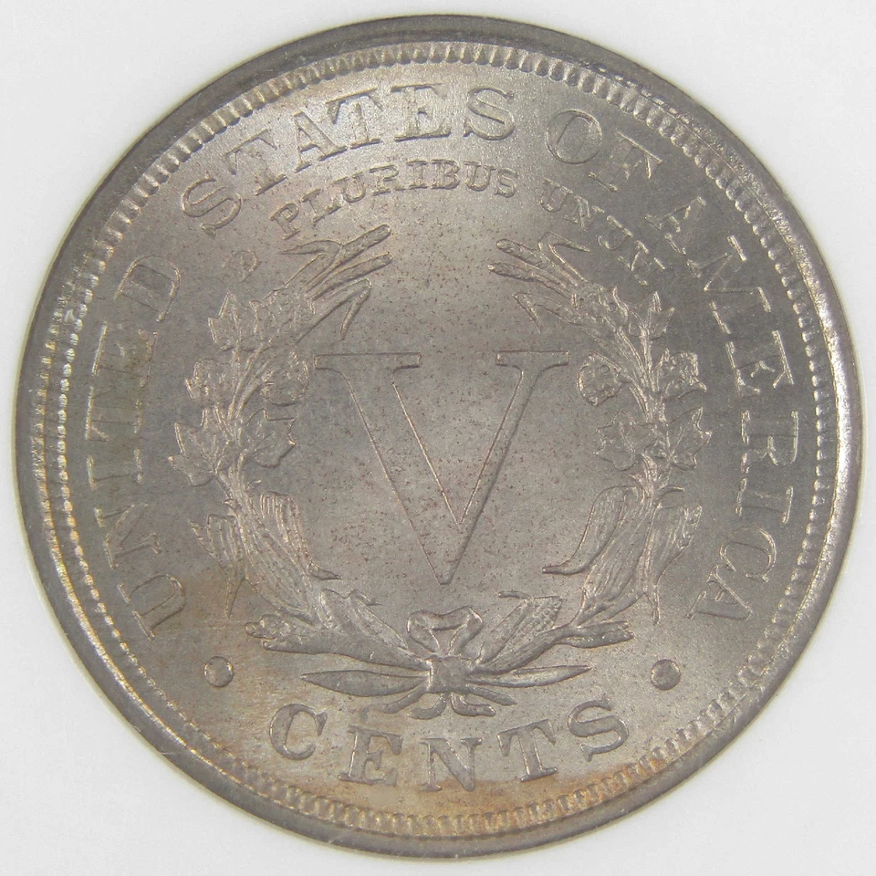 Moneda de 5c Liberty Head V 1903 níquel como nueva 65 NGC sin circular Foto 4 de 4