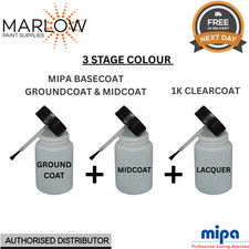 VOLKSWAGEN V7W SOUL MATT 3S - 2x Basecoat & 1x Lacquer Touch Up Pots