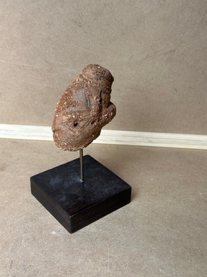 AUTHENTICITY PROBABLE: Ancient Nok Terracotta Head Fragment