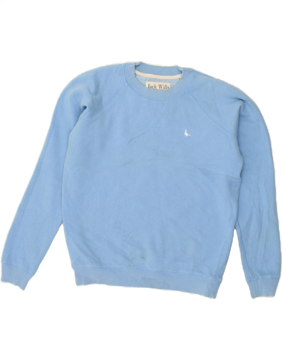 Sweat Femme Jack Wills Bleu Taille 12 - Col Ras Du Cou - Mélange Coton Doux