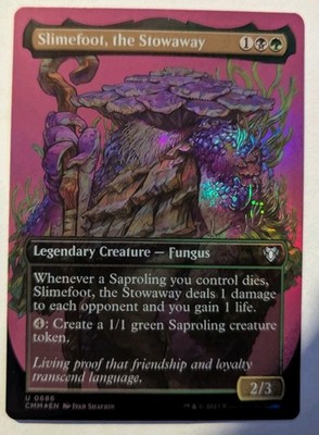 Slimefoot, the Stowaway (Borderless) Commander Masters Foil - MTG