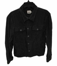 Huckberry Flint And Tinder Black Trucker Jacket Adult Large Made In USA