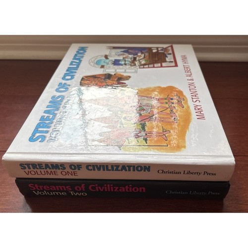 Streams of Civilization Homeschool Set Vol 1 & 2 Guides Hardcover Books Set